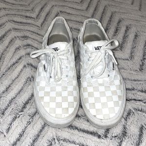 Checkered vans!